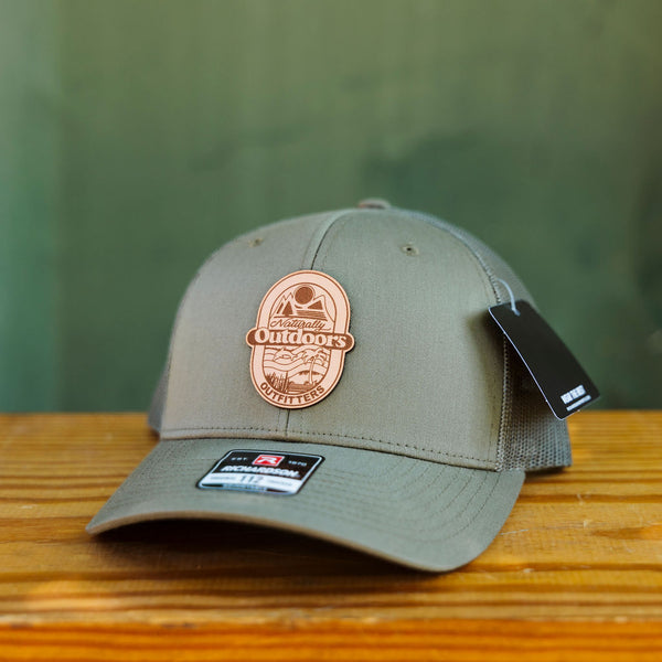 Naturally Outdoors Leather Patch Trucker