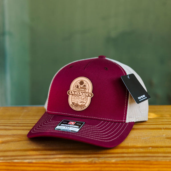 Naturally Outdoors Leather Patch Trucker