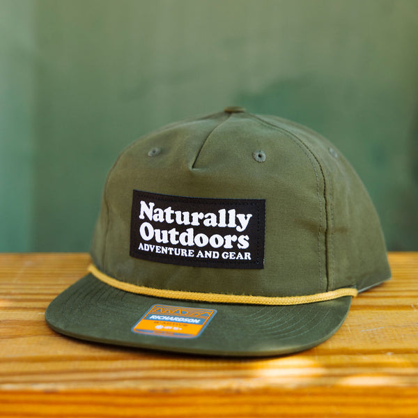 Naturally Outdoors Woven Label Rope Hat