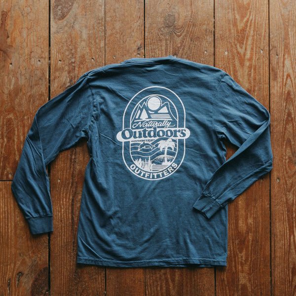 Oval Badge Logo Long Sleeve T-Shirt