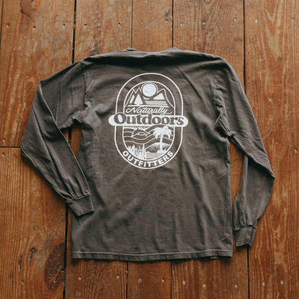 Oval Badge Logo Long Sleeve T-Shirt