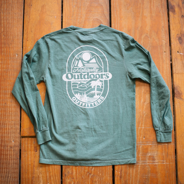 Oval Badge Logo Long Sleeve T-Shirt