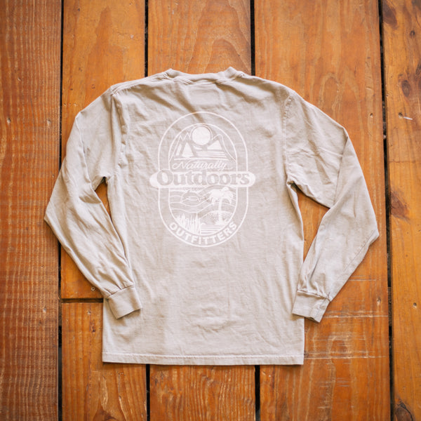 Oval Badge Logo Long Sleeve T-Shirt