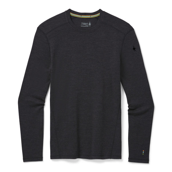 Classic Thermal Merino Base Layer Crew Top for Men Deep Navy