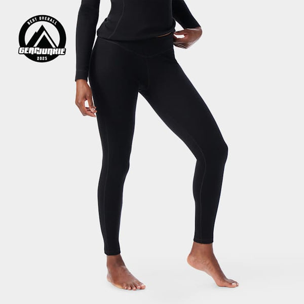 Classic Thermal Merino Base Layer Bottoms for Women (Past-Season) Currant Garden Pink