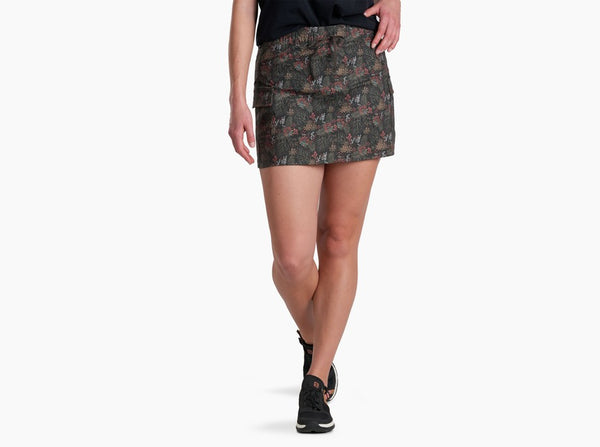 Kruiser Getaway Skort for Women Carbon Woodland