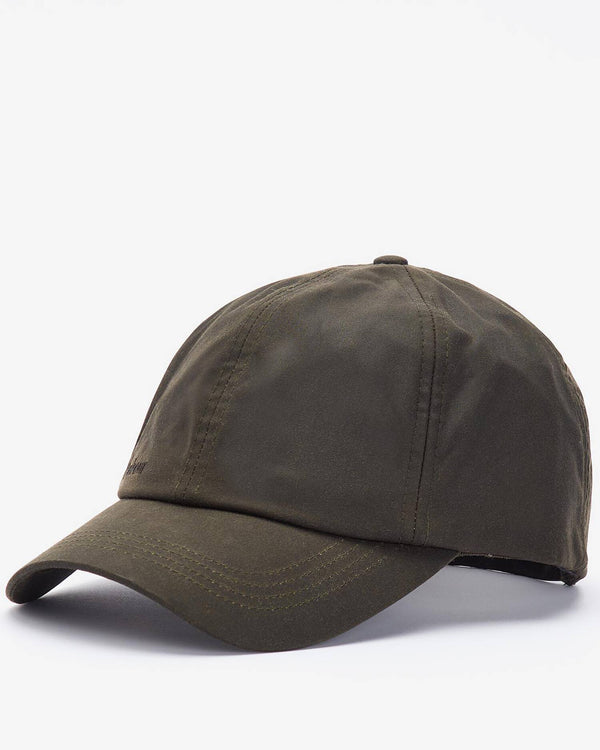 Waxed Sports Cap Olive