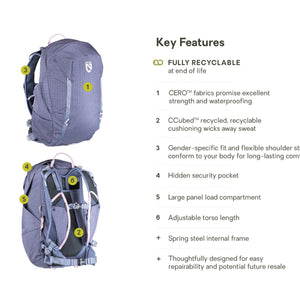 Resolve 25L Daypack for Women (Past-Season) Blue Granite