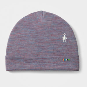 Thermal Merino Reversible Cuffed Beanie Chalk Violet Heather