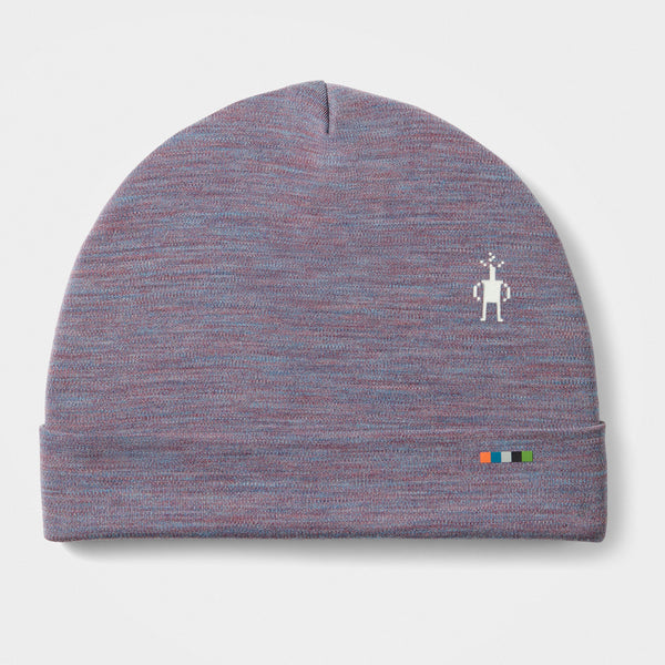 Thermal Merino Reversible Cuffed Beanie Chalk Violet Heather