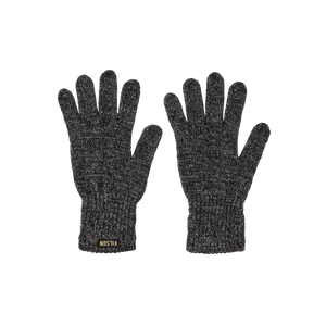 Full Finger Knit Gloves Charcoal